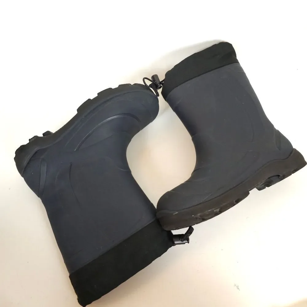 Kamik Footwear Snobuster1 Insulated Snow black Waterproof Rubber Rain Boots Sz 5